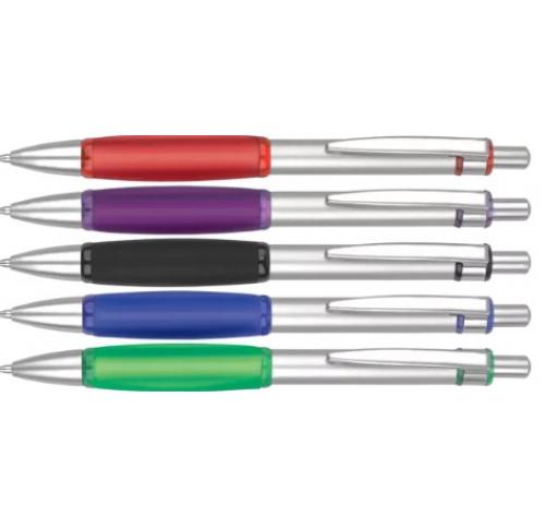 Retractable Grip Metal Ballpen - Custom Logo - Isis